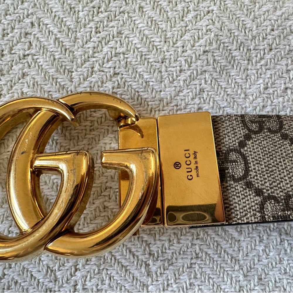 Gucci Belt Oversize GG Reservible - Picture 6 of 16